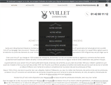 Tablet Screenshot of diamant-bijoux-vuillet.com